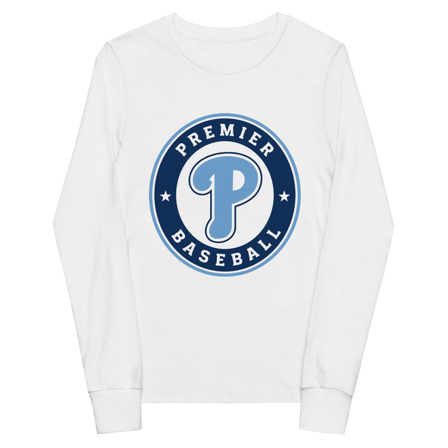 Performance | Youth Long Sleeve T-Shirt | Premier Baseball | Badge Logo