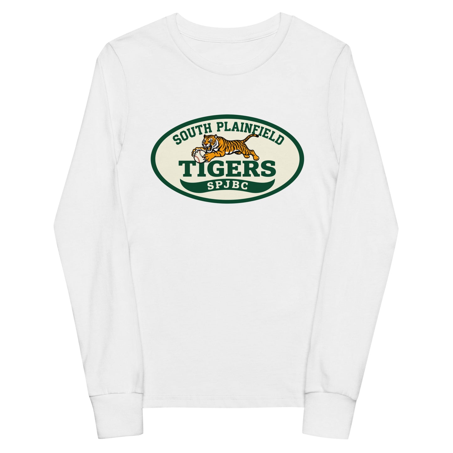 Performance | Youth Long Sleeve T-Shirt | SP Tigers 7U | Emblem Logo