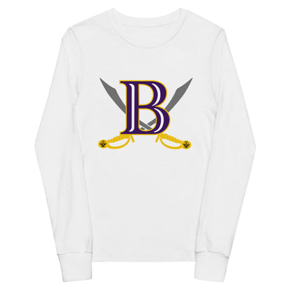 Performance | Youth Long Sleeve T-Shirt | Belton Youth Football Pirates | Vanguard Logo