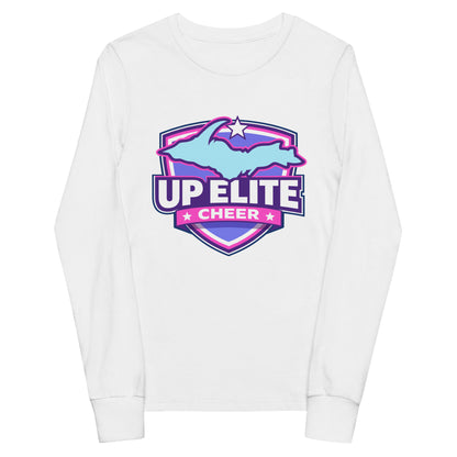 Performance | Youth Long Sleeve T-Shirt | UP Elite Cheer | Shield Logo