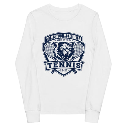 Performance | Youth Long Sleeve T-Shirt | TMHS Tennis | Shield Logo