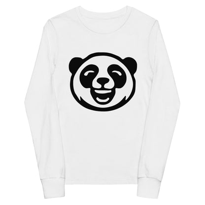 Performance | Youth Long Sleeve T-Shirt | Panda Lacrosse Club | Mascot Logo