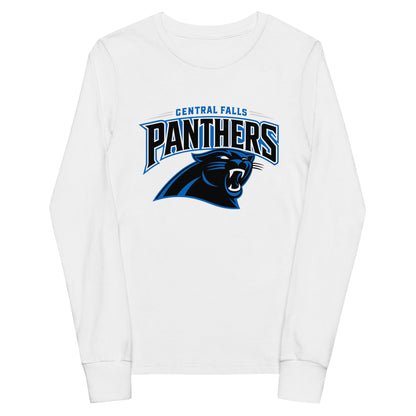 Performance | Youth Long Sleeve T-Shirt | Central Falls Panthers | Emblem Logo