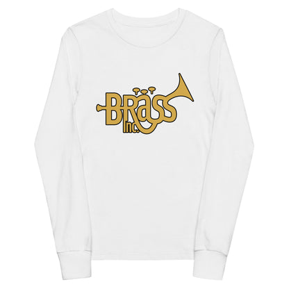 Performance | Youth Long Sleeve T-Shirt | Brass Inc. | Emblem Logo