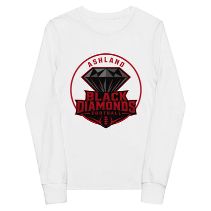 Performance | Youth Long Sleeve T-Shirt | Ashland Black Diamonds | Badge Logo