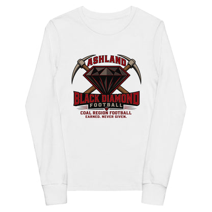 Performance | Youth Long Sleeve T-Shirt | Ashland Black Diamonds | Vanguard Logo