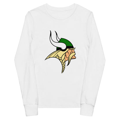 Performance | Youth Long Sleeve T-Shirt | Langley High School Girls Varsity Lacrosse | Crest Logo