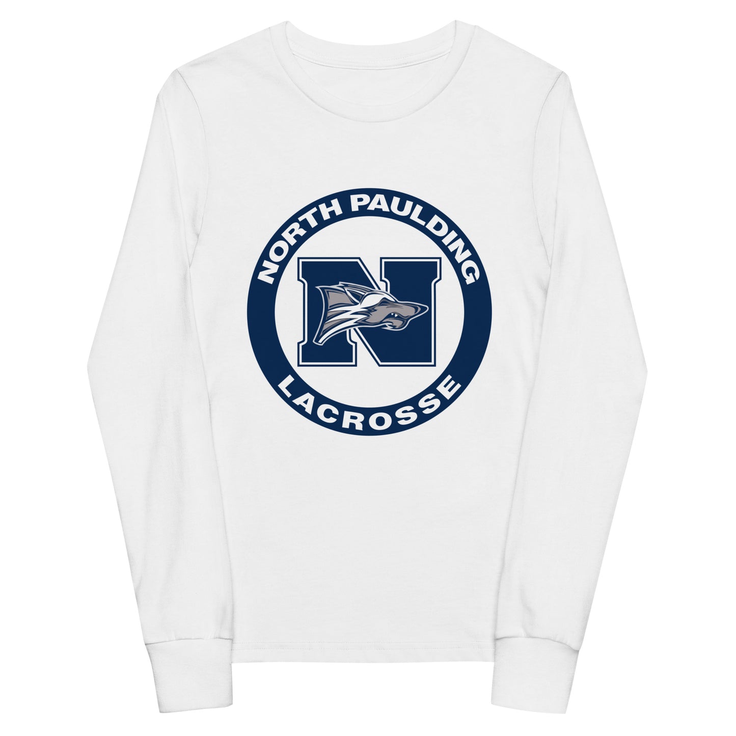 Performance | Youth Long Sleeve T-Shirt | North Paulding Lacrosse | Badge Logo