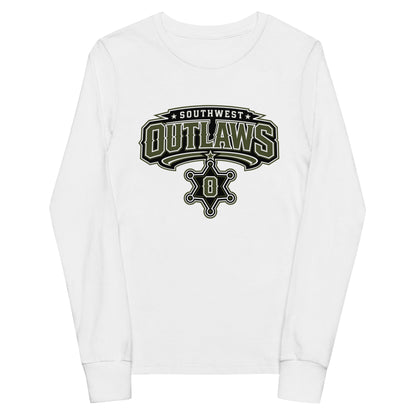 Performance | Youth Long Sleeve T-Shirt | Southwest Outlaws | Frontier Athletics Logo