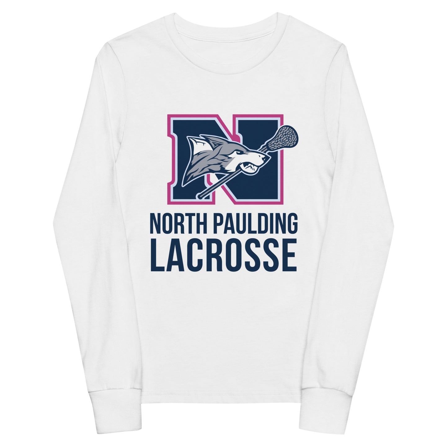 Performance | Youth Long Sleeve T-Shirt | North Paulding Lacrosse | Vanguard Logo