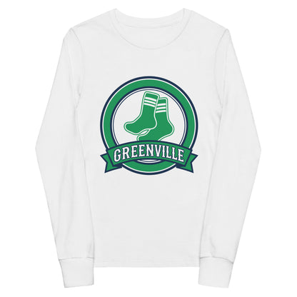 Performance | Youth Long Sleeve T-Shirt | Greenville Sox | Badge Logo