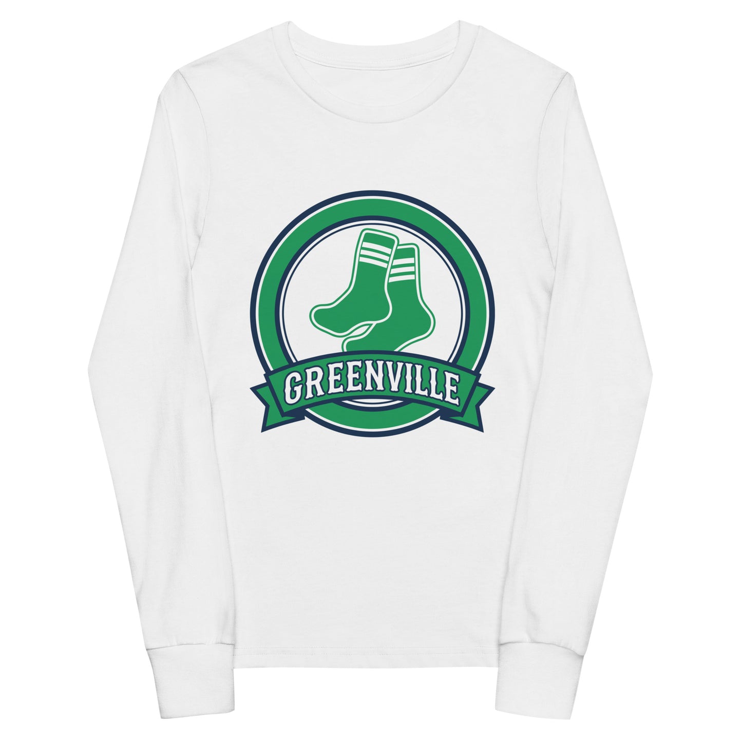 Performance | Youth Long Sleeve T-Shirt | Greenville Sox | Badge Logo