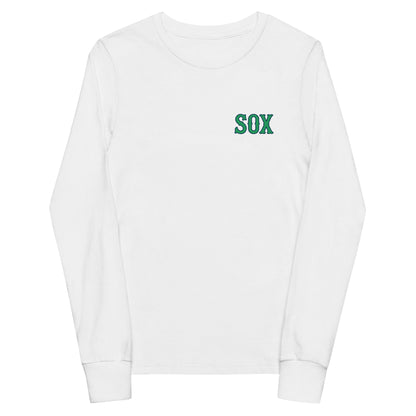 Performance | Youth Long Sleeve T-Shirt | Greenville Sox | Emblem Logo