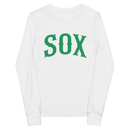 Performance | Youth Long Sleeve T-Shirt | Greenville Sox | Script Logo