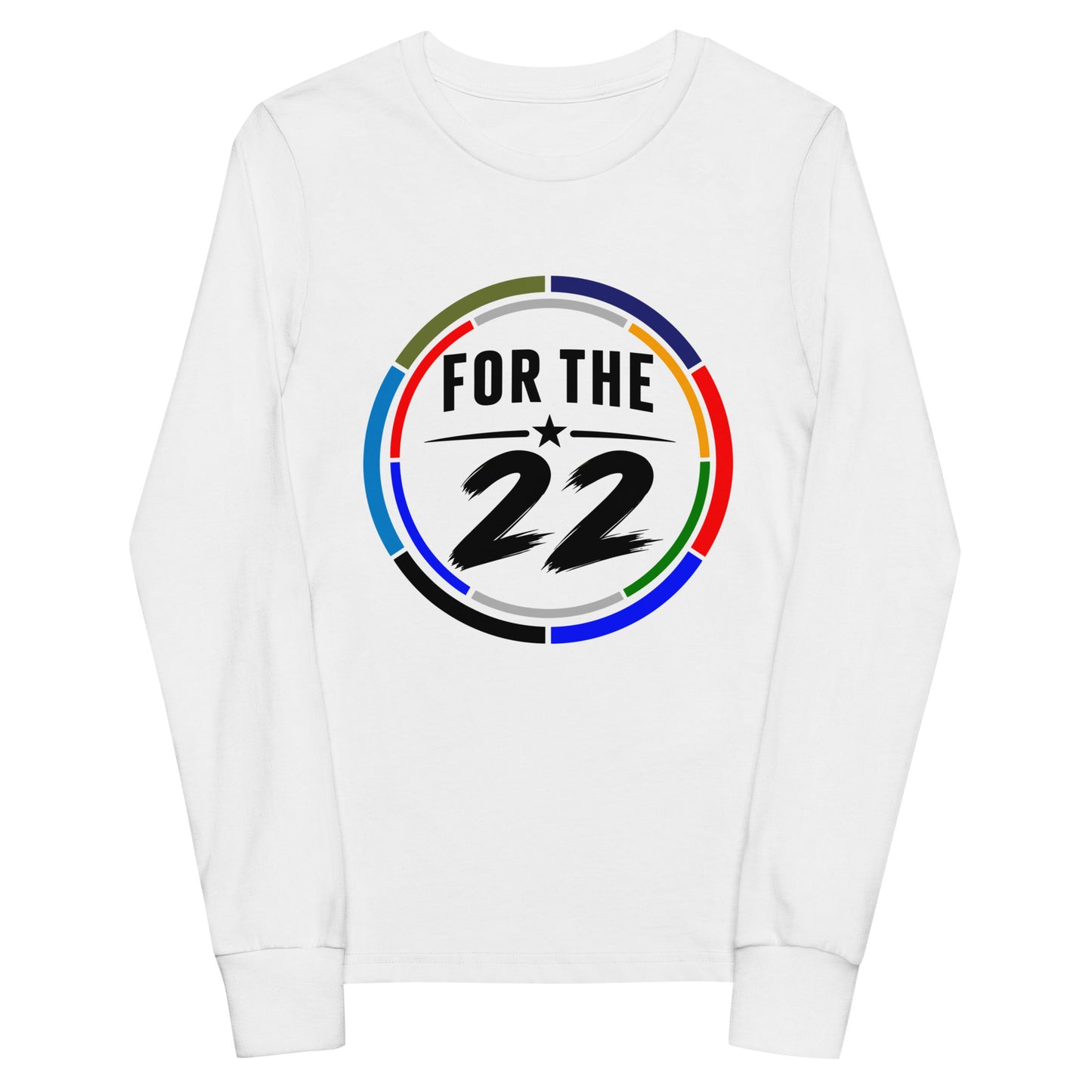 Performance | Youth Long Sleeve T-Shirt | For the 22 | Honor Athletics Logo