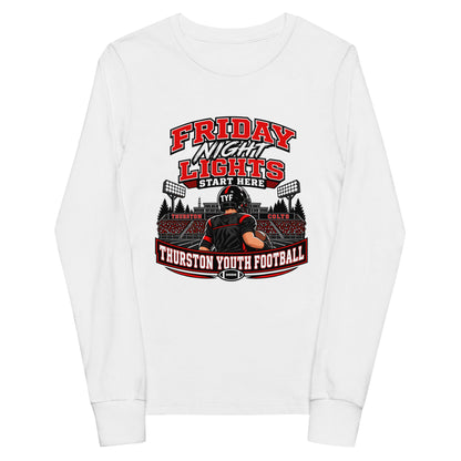 Performance | Youth Long Sleeve T-Shirt | Thurston Youth Football | Vanguard Logo