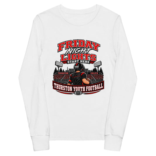 Performance | Youth Long Sleeve T-Shirt | Thurston Youth Football | Vanguard Logo