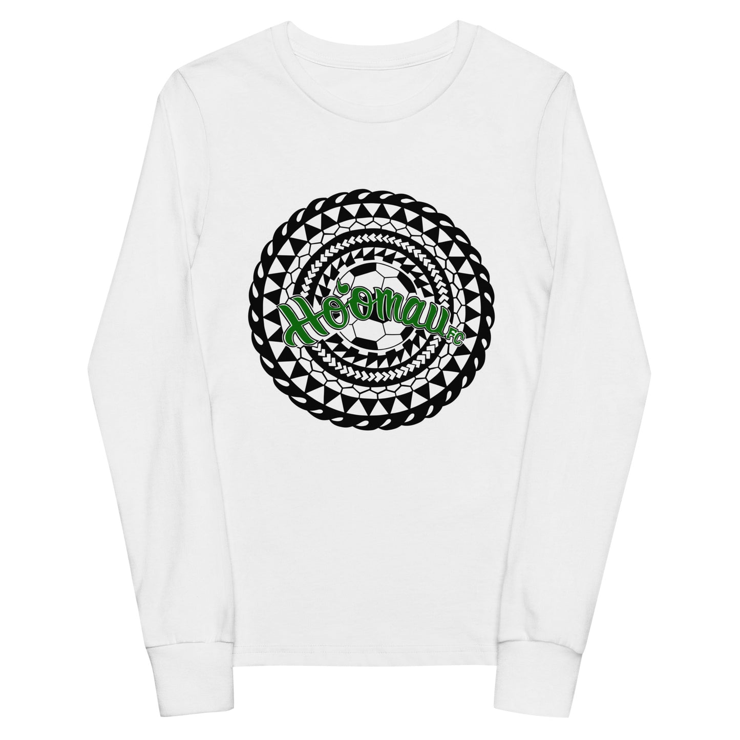 Performance | Youth Long Sleeve T-Shirt | Hoomau FC | Emblem Logo