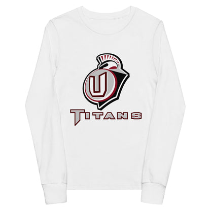 Performance | Youth Long Sleeve T-Shirt | Union Gymnastics | Emblem Logo