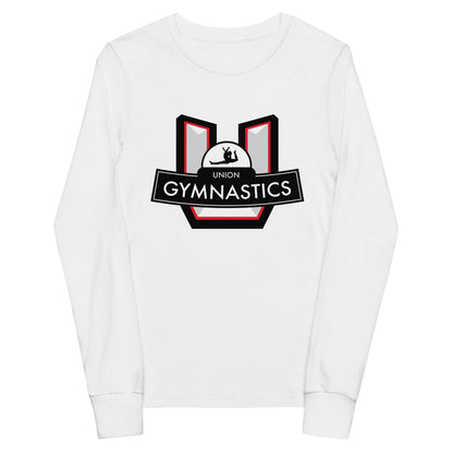 Performance | Youth Long Sleeve T-Shirt | Union Gymnastics | Crest Logo