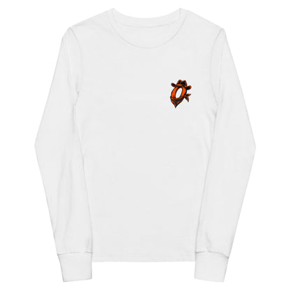 Performance | Youth Long Sleeve T-Shirt | Louisiana Outlaws | Crest Logo