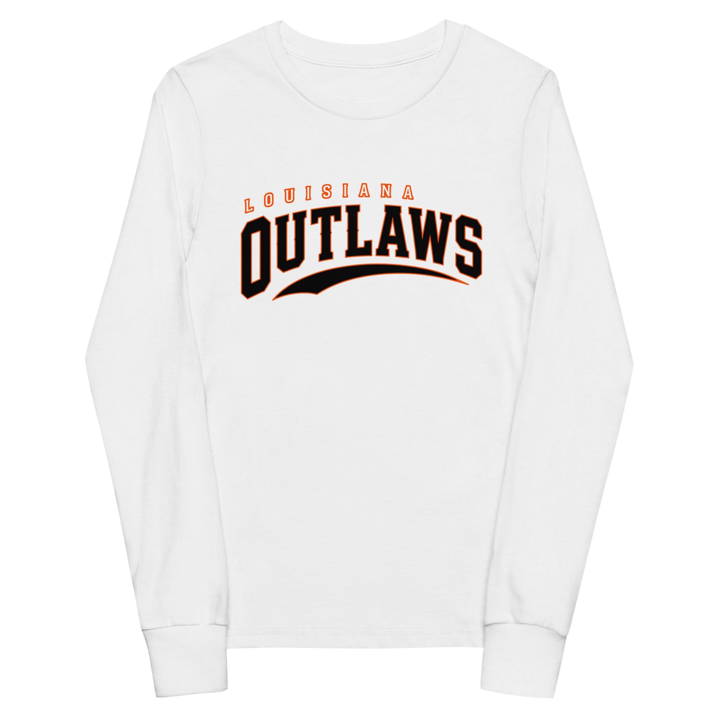 Performance | Youth Long Sleeve T-Shirt | Louisiana Outlaws | Vanguard Logo