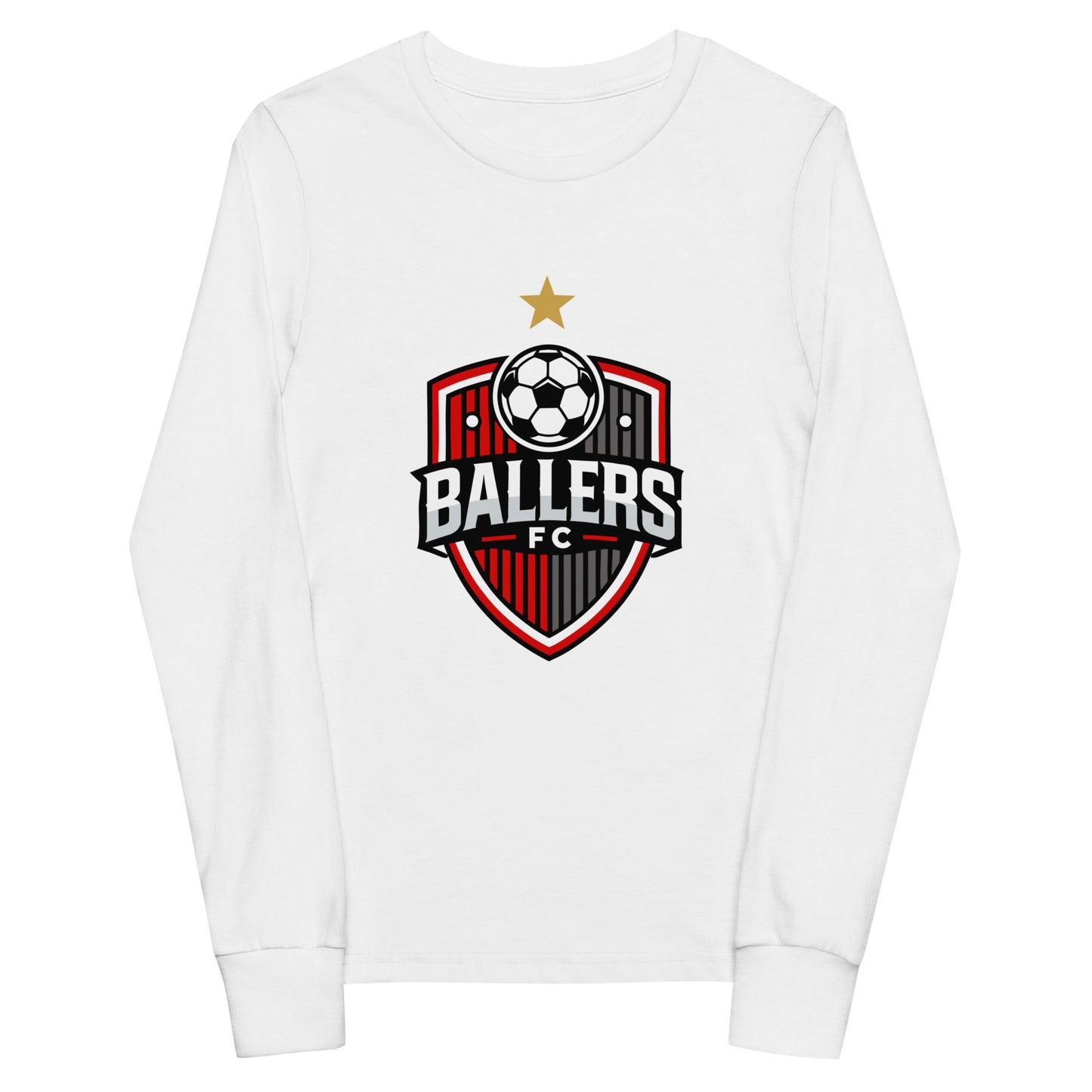 Performance | Youth Long Sleeve T-Shirt | Ballers FC | Shield Logo