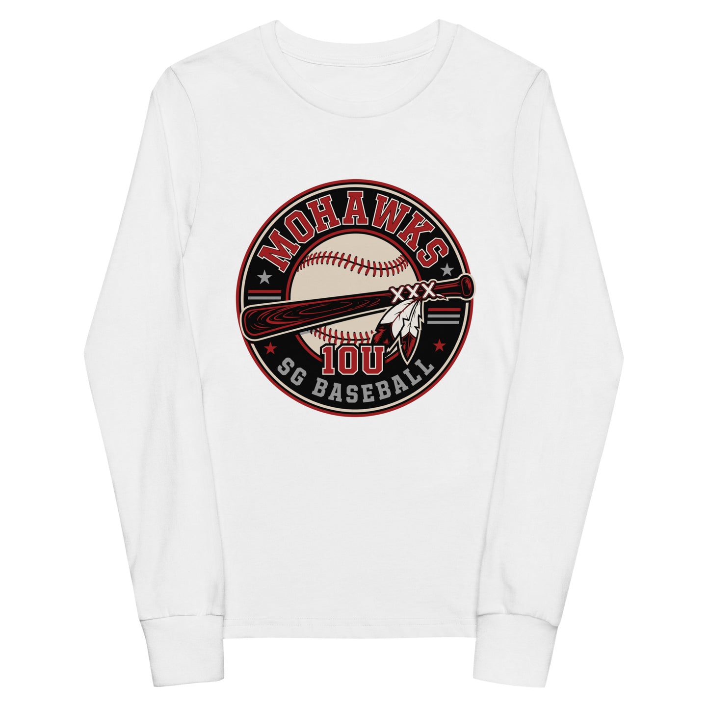 Performance | Youth Long Sleeve T-Shirt | Mohawks | Athletics Logo