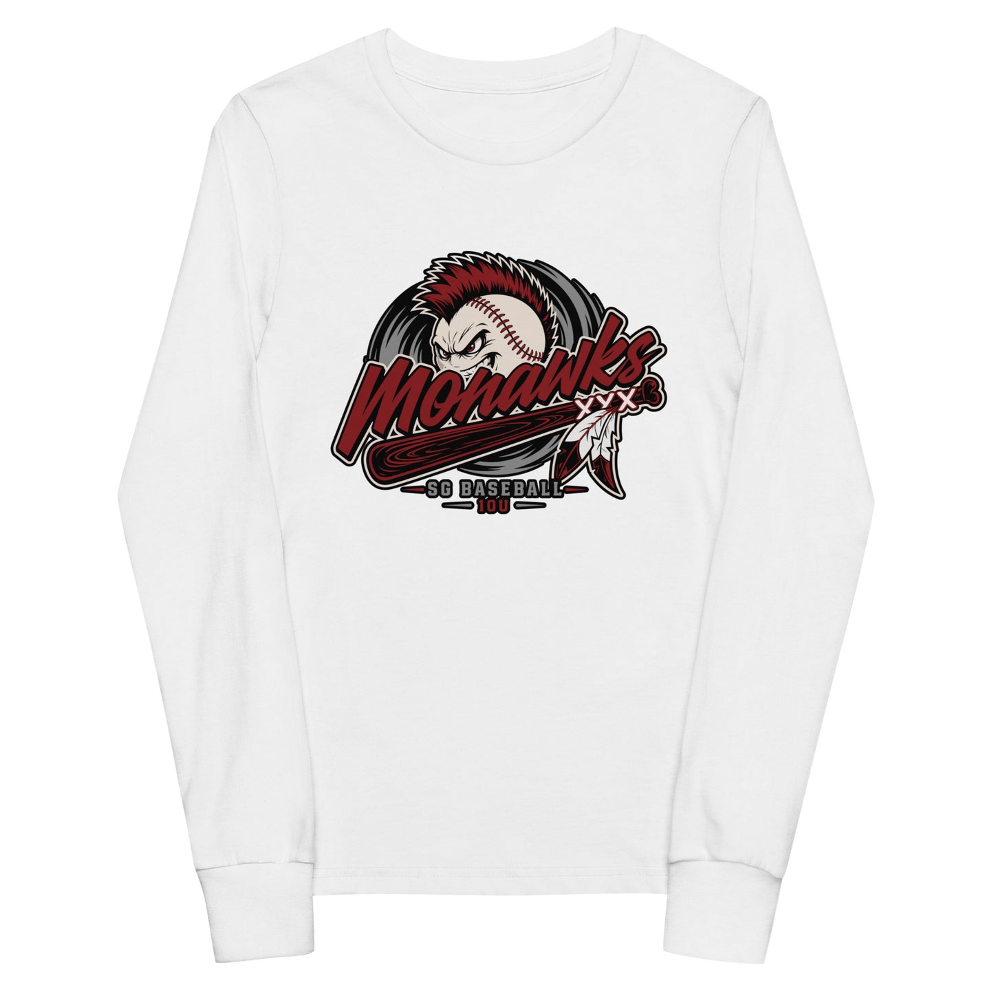 Performance | Youth Long Sleeve T-Shirt | Mohawks | Valor Logo