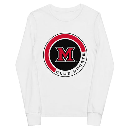 Performance | Youth Long Sleeve T-Shirt | Miami Women's Hockey | Badge Logo