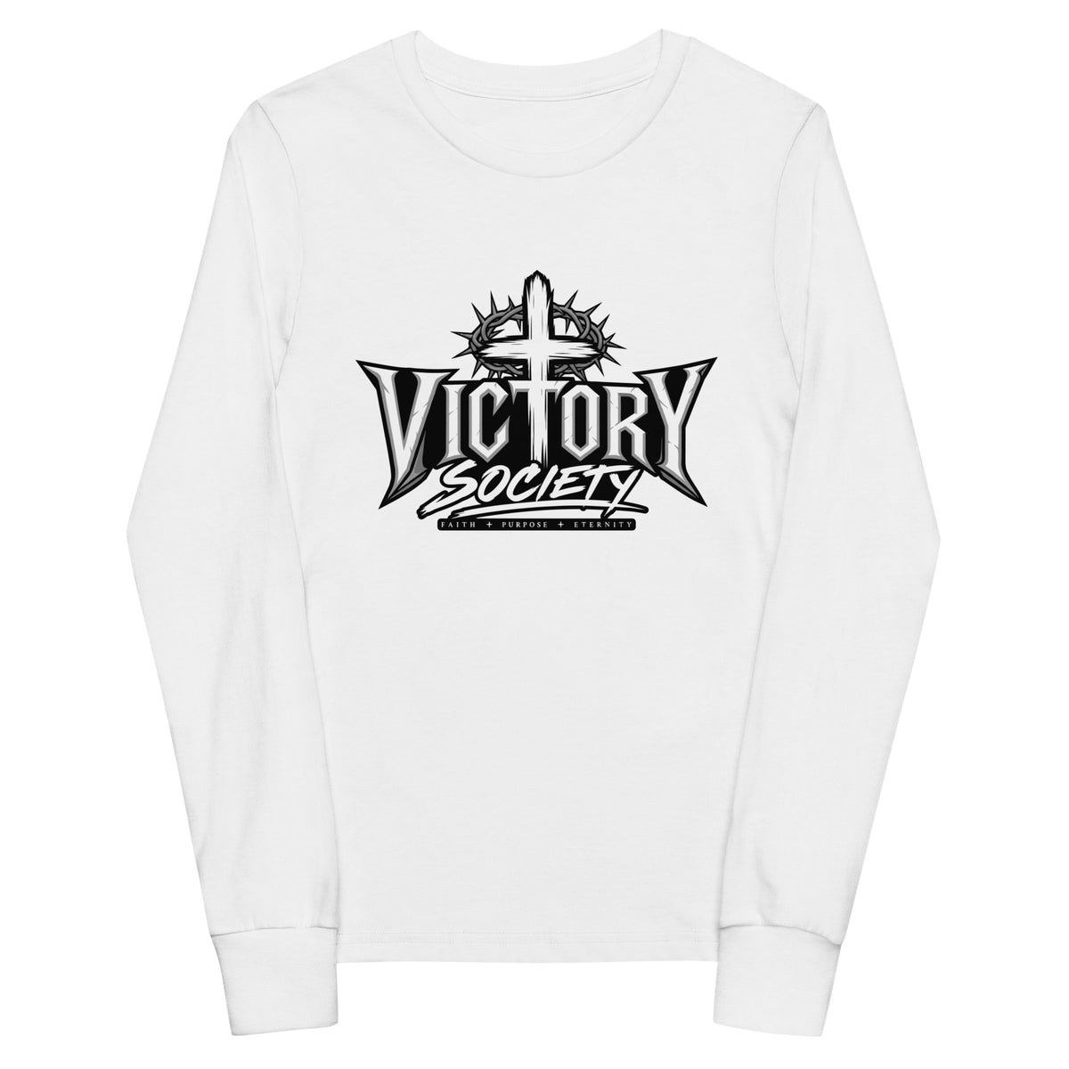 Performance | Youth Long Sleeve T-Shirt | Victory Society | Valor Heritage Alliance Logo