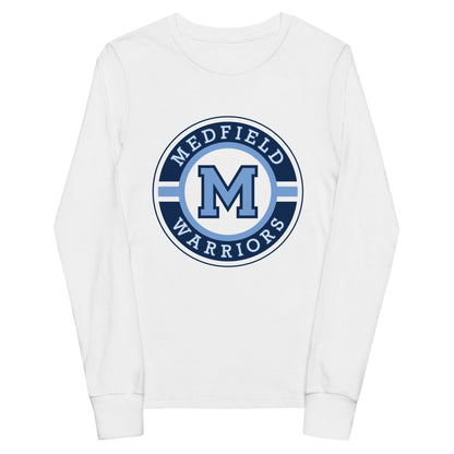 Performance | Youth Long Sleeve T-Shirt | Medfield Softball | Badge Logo