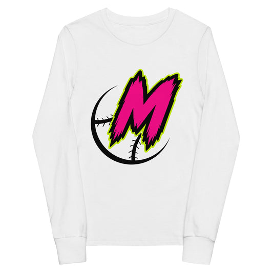 Performance | Youth Long Sleeve T-Shirt | Misfits Baseball | Lettermark Logo