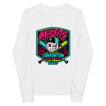Performance | Youth Long Sleeve T-Shirt | Misfits Baseball | Shield Logo
