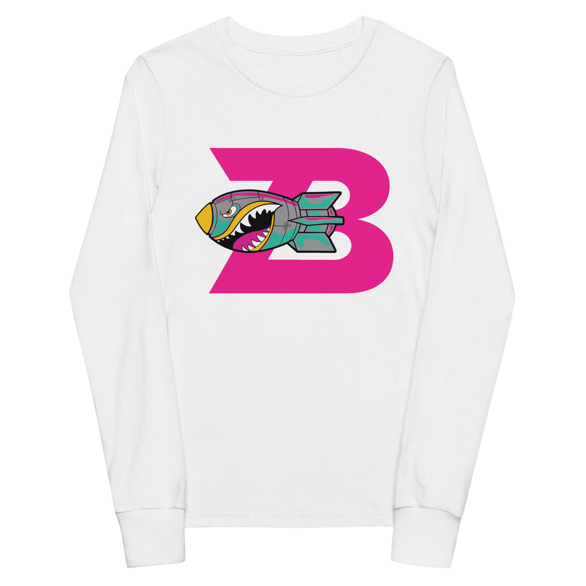 Performance | Youth Long Sleeve T-Shirt | Buffalo Bomb Squad 12u Softball | Lettermark Logo