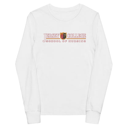 Performance | Youth Long Sleeve T-Shirt | Grand View University Nursing | Emblem Logo