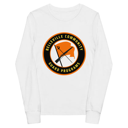 Performance | Youth Long Sleeve T-Shirt | Belleville Community Guard Programs | Badge Logo