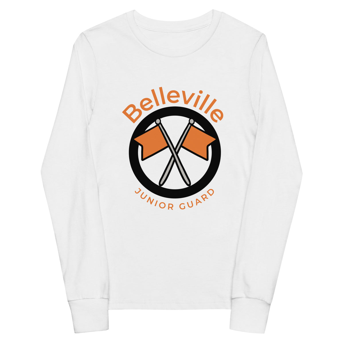 Performance | Youth Long Sleeve T-Shirt | Belleville Community Guard Programs | Crest Logo