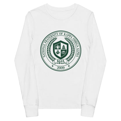 Performance | Youth Long Sleeve T-Shirt | Kappa Omega Alpha | Badge Logo