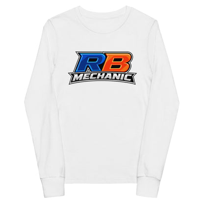 Performance | Youth Long Sleeve T-Shirt | RB Mechanic | Crest Logo