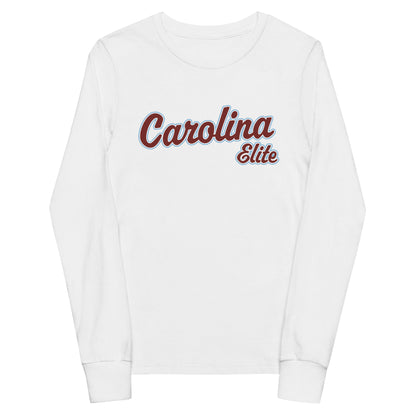 Performance | Youth Long Sleeve T-Shirt | Carolina Elite-Shields | Modern Script Logo