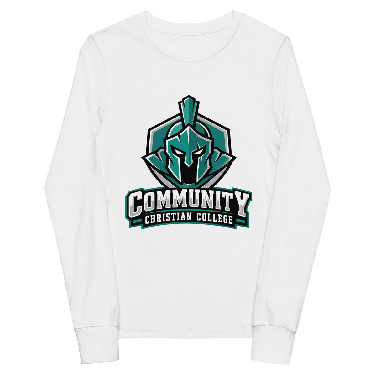 Performance | Youth Long Sleeve T-Shirt | Community Christian College | Vanguard Athletic Logo
