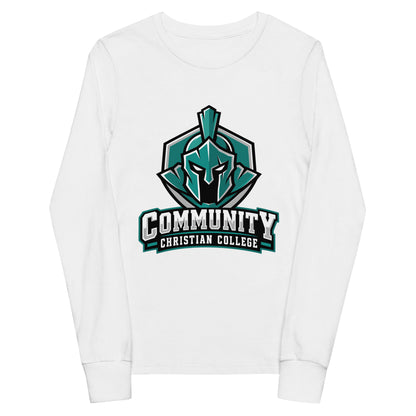 Performance | Youth Long Sleeve T-Shirt | Community Christian College | Vanguard Athletic Logo