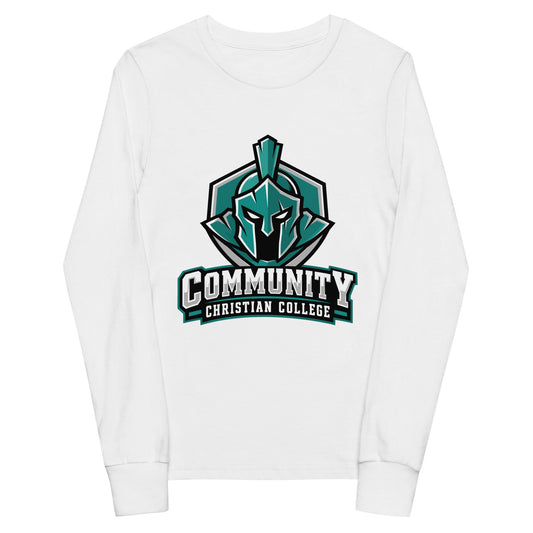 Performance | Youth Long Sleeve T-Shirt | Community Christian College | Vanguard Athletic Logo