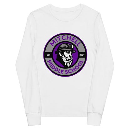 Performance | Youth Long Sleeve T-Shirt | Mitchell Middle School Softball | Badge Logo