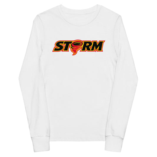 Performance | Youth Long Sleeve T-Shirt | Storm Baseball Team | Crest Logo