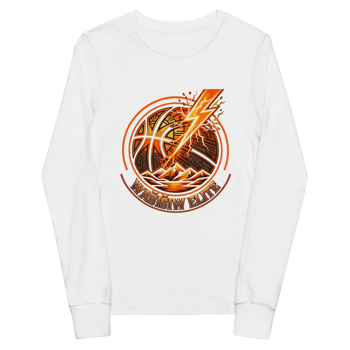 Performance | Youth Long Sleeve T-Shirt | Wašišiw Elite | Crest Logo