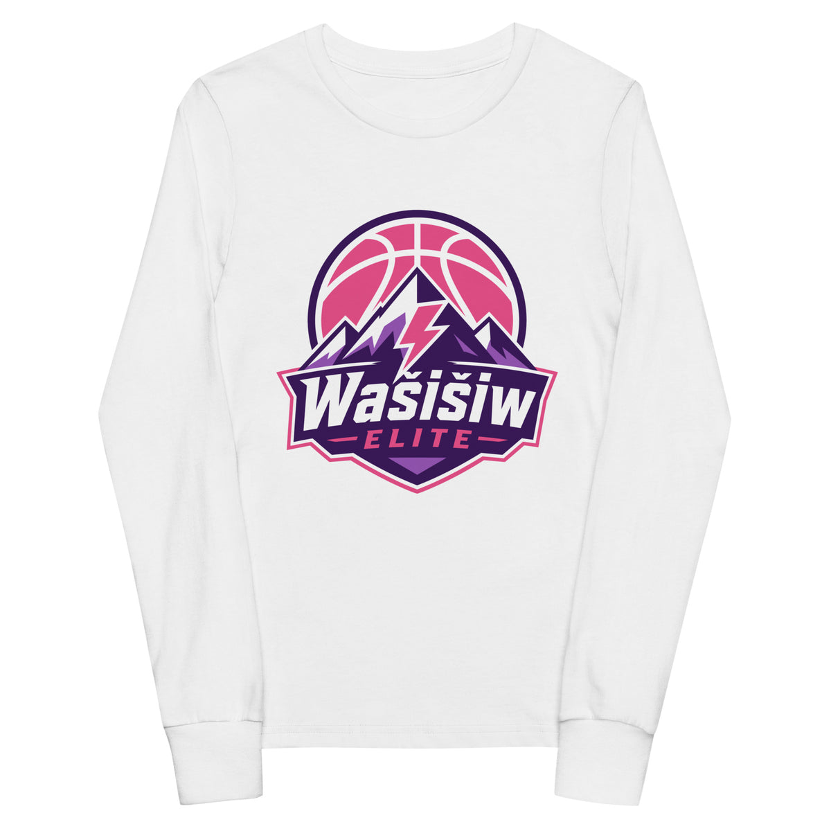 Performance | Youth Long Sleeve T-Shirt | Wašišiw Elite | Emblem Logo