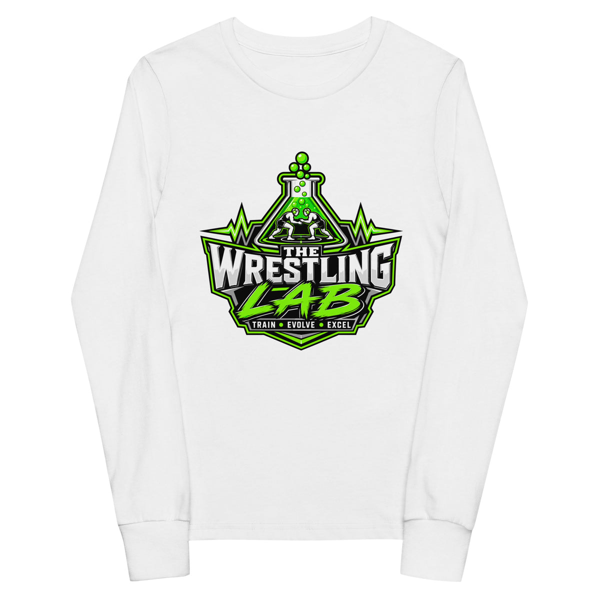 Performance | Youth Long Sleeve T-Shirt | The Wrestling Lab | Emblem Logo
