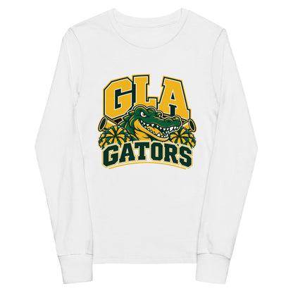 Performance | Youth Long Sleeve T-Shirt | GLA Gators Cheer Team | Emblem Logo